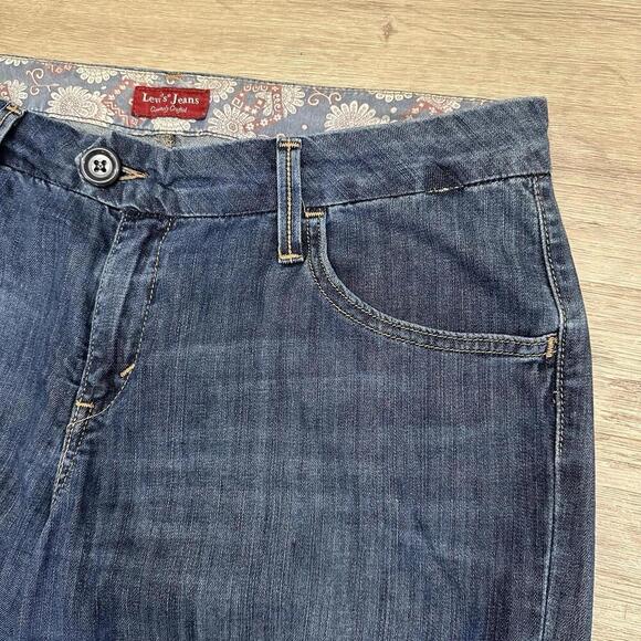 Vintage Levi’s Jeans‎ Womens 12 Med Spandex Stretch Relaxed Boot Cut 90s Crafted - Picture 7 of 15